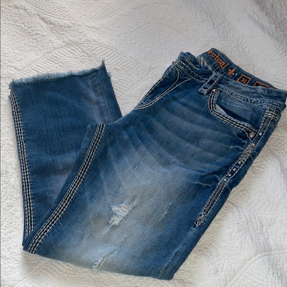 Rock Revival Capri Jeans
